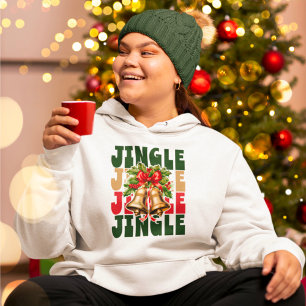 Moletom Jingle Jingle Vintage Dourados Bells & Holly
