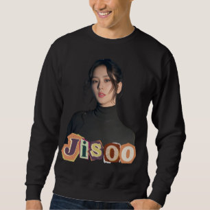Moletom Jisoo - Beleza Clássica na Arte Monocromática