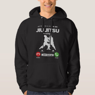 Moletom Jiu Jitsu Está Chamando Eu Devo Ir Lutador de MMA