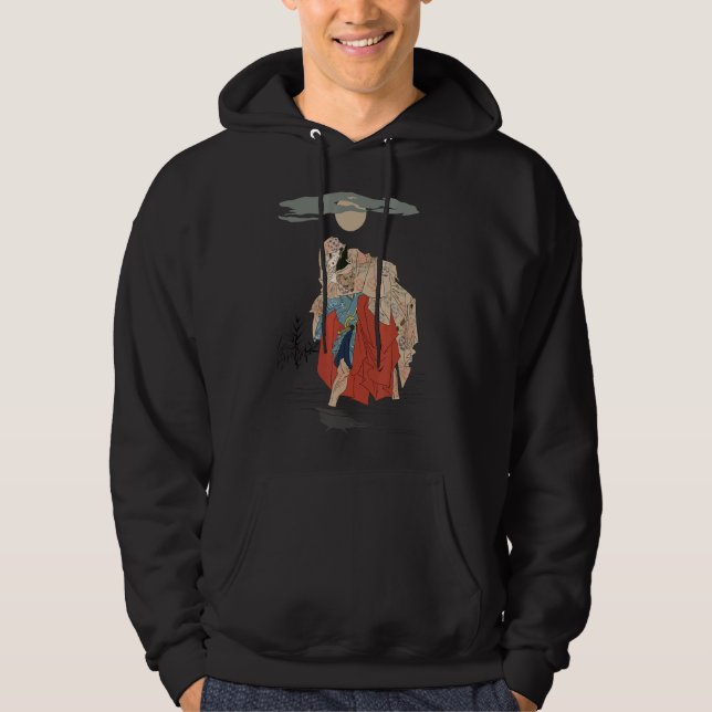 Moletom Jiu Jitsu Samurai De Volta A Choquem Para Oni (Frente)