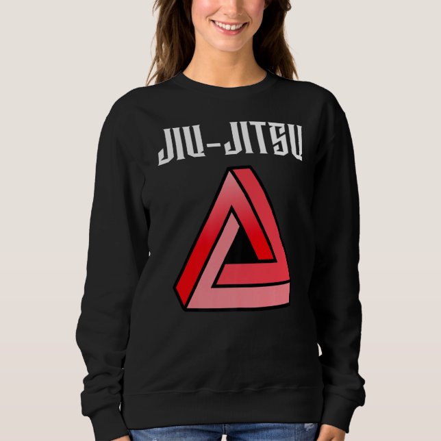 Moletom Jiu Jitsu Triangle Mma Bjj Muay Thai Mma Figh (Frente)