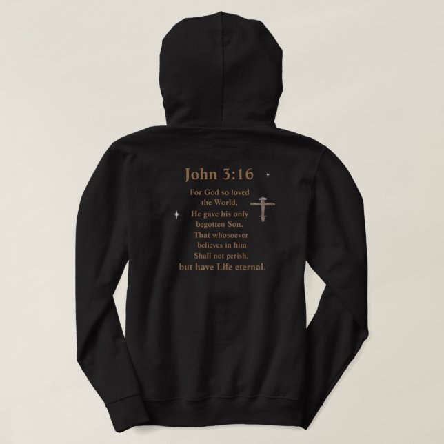 Moletom João 3:16 (Verso do Design)