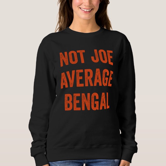 Moletom Joe Bengal Eles Têm Que Nos Jogar (Frente)