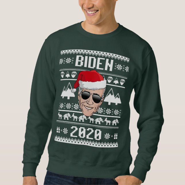 Moletom Joe Biden 2020 Natal Feio (Frente)