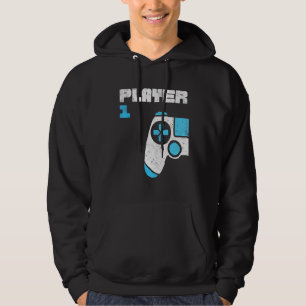 Moletom Jogador 1 Jogador 2 Gamer Correspondente Irmãos Am