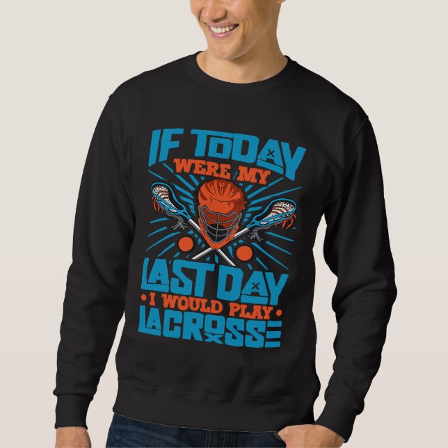 Moletom Jogador Colégio Lacrosse Coach Lax Player (Frente)