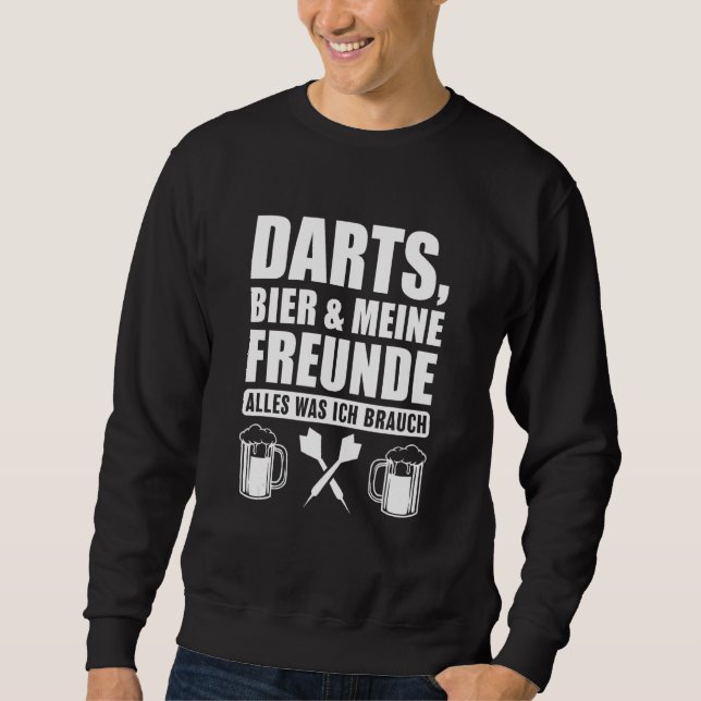 Moletom Jogador Dart 180, 180 Cem E Oitenta Cerveja (Frente)