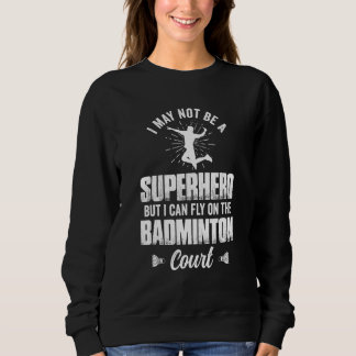 Moletom Jogador de Badminton Quadra Raquetes Remos Bolas P
