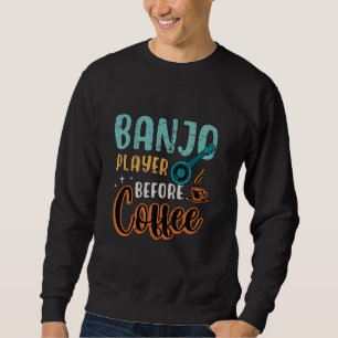 Moletom Jogador de Banjo Antes da Proibição do Café Musica