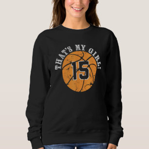Moletom Jogador De Basquete 15 Que Minha Garota Anima O Pa