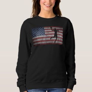 Moletom Jogador de Basquete Americano Gráfico Distressed R