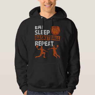 Moletom Jogador de basquete repetitivo de basquetebol no S