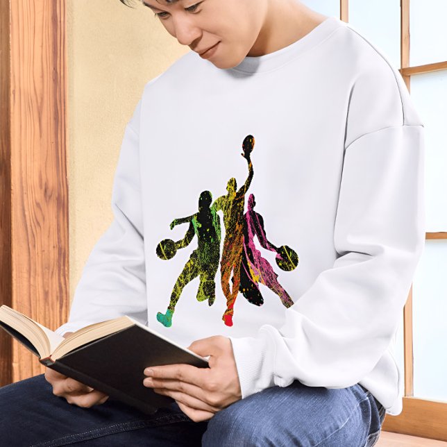 Moletom jogador de basquete Silhouket (Criador carregado)