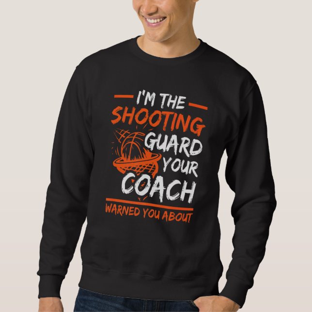 Moletom Jogador de basquetebol para Guarda de basquete (Frente)