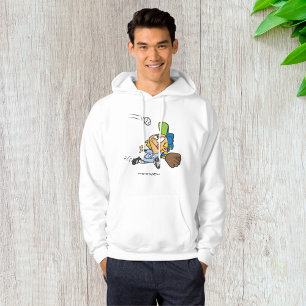 Moletom Jogador de Beisebol Pegando Bola no Meio de um Mer