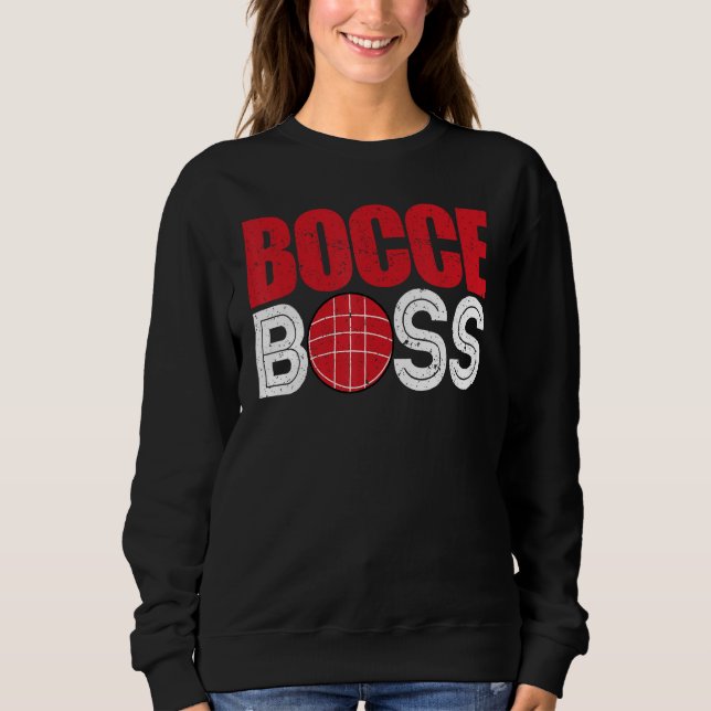 Moletom Jogador de Bocha Chefe de Bocha (Frente)