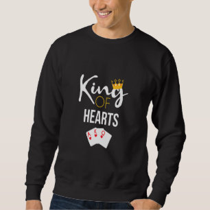 Moletom Jogador de Cartazes do King Of Hearts