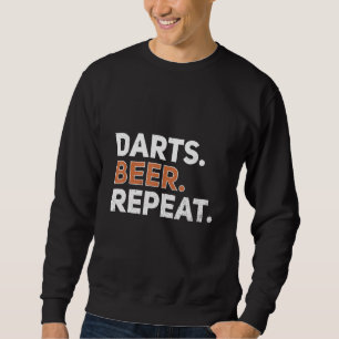 Moletom Jogador De Cota Darts Repetit Beer Repetit E Beer