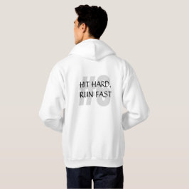 Moletom Jogador de Críquete Negrito Bat - design desportiv