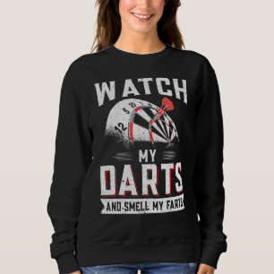 Moletom Jogador De Dart Darts Vê Minhas Trevas E Cheira Me