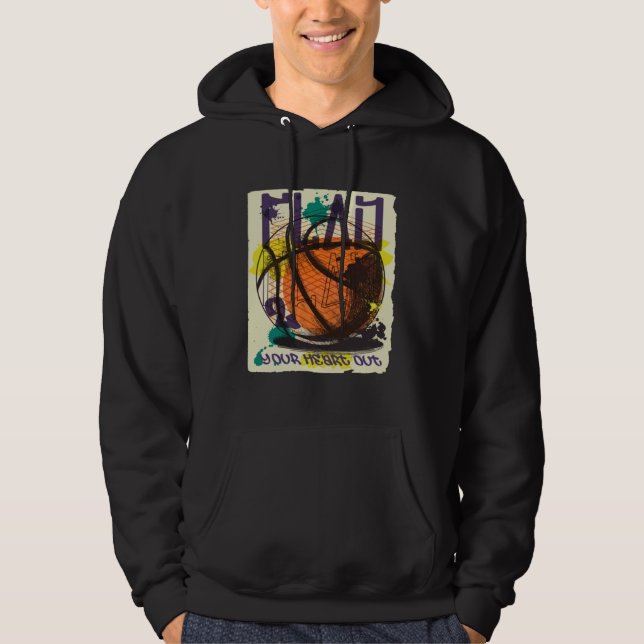 Moletom Jogador de Equipe de Basquetebol Esporte de Equipe (Frente)