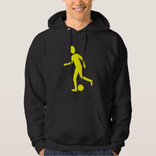 Moletom Jogador de futebol - amarelo