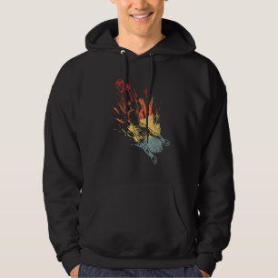 Moletom Jogador de futebol americano Goalie Retro