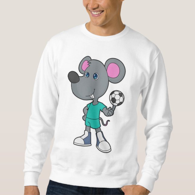 Moletom Jogador de futebol de rato (Frente)