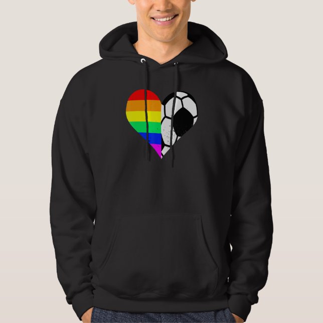 Moletom Jogador de Futebol do Orgulho LGBT do Futebol (Frente)