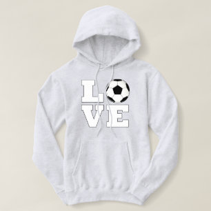 Moletom Jogador de futebol feminino gosta de jogar futebol