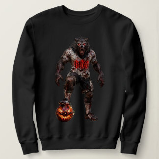 Moletom Jogador de Futebol Lobisomem Arte de Terror de Hal