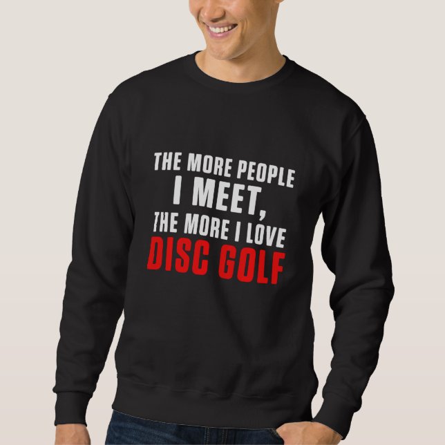 Moletom Jogador de Golfe do Disco Golfe Generoso Golfe Eng (Frente)