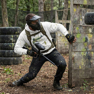 Moletom Jogador de Paintball com Esportes de Ação com Marc