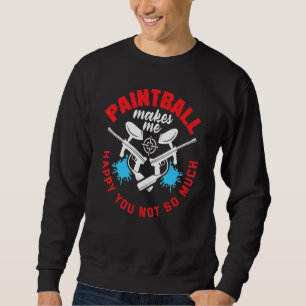 Moletom Jogador de Paintball Faz-me feliz