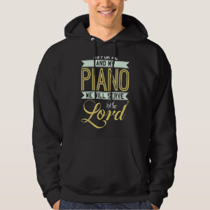 Moletom Jogador de Piano Cristão Serve O Dono Do Senhor Pi