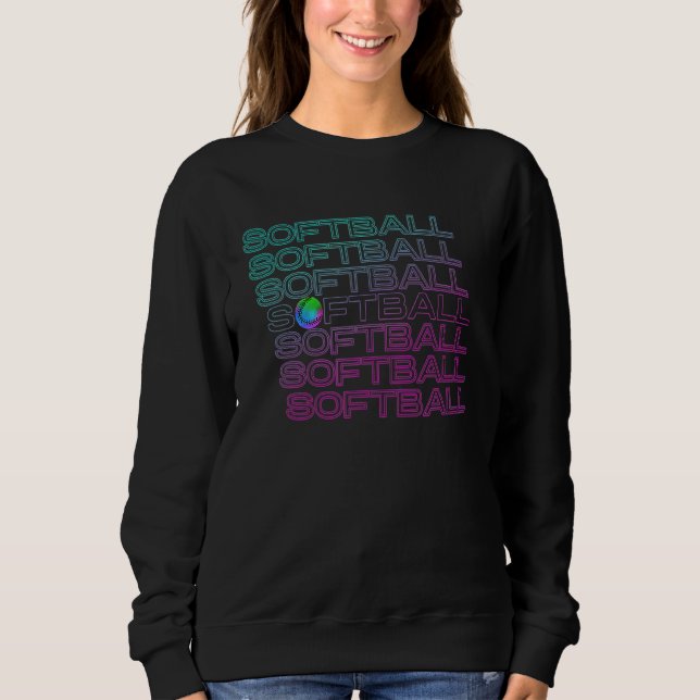 Moletom Jogador De Softball Para Jovens E Adolescentes (Frente)