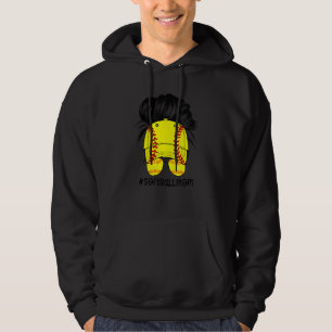 Moletom Jogador de Softball Sangrento Mãe Vida Leopardo Me