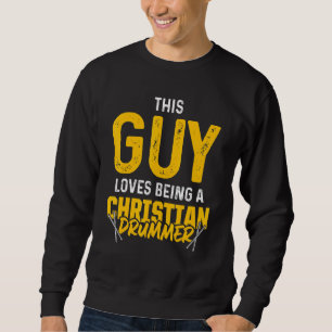 Moletom Jogador de Tambor do Culto da Igreja Drummer Crist
