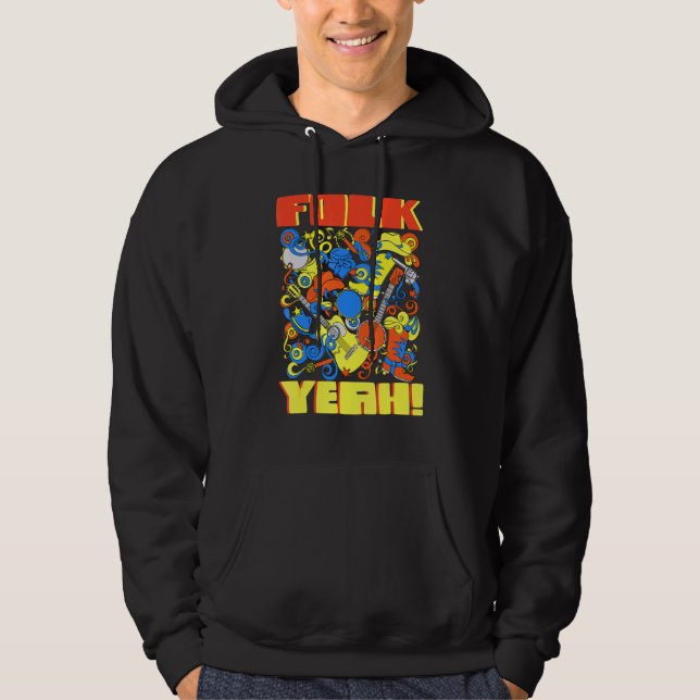 Moletom Jogador de Violão de Banjo Sim (Frente)