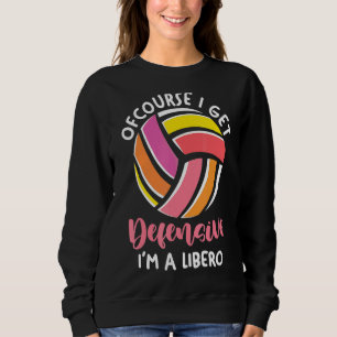 Moletom Jogador de vôlei, claro que me Defendi.