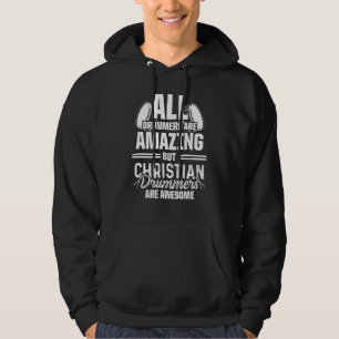 Moletom Jogador do Tambor do Culto da Igreja Drummer Crist