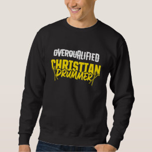 Moletom Jogador do Tambor do Culto da Igreja Drummer Crist