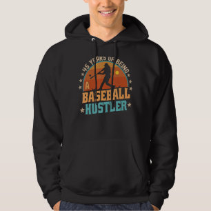 Moletom Jogador Rookie Baseball de 45 anos, 45 anos, anive
