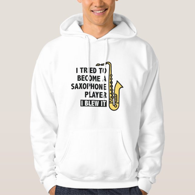 Moletom Jogador saxofone (Frente)