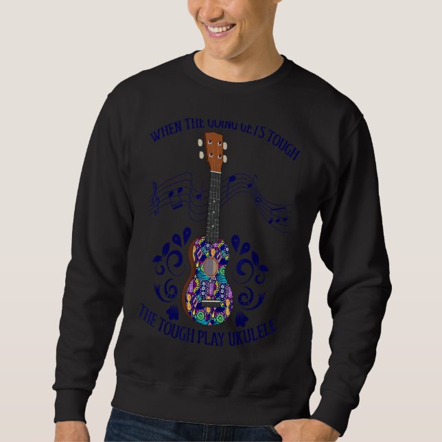 Moletom Jogador Ukulele Ukulele de Brincadeira (Frente)