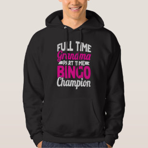 Moletom Jogadora de Bingo em Tempo Integral Avó em Tempo P