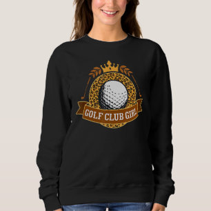 Moletom Jogadora de Golfe do Clube de Golfe Leopardo Golfe