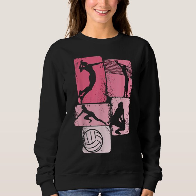 Moletom Jogadora de Jovens Mulheres de Voleibol (Frente)