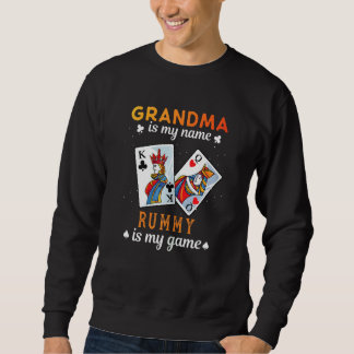 Moletom Jogadora de Rummy Feminina Avó de Rummy