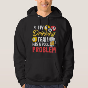 Moletom Jogadores Billiard 8Ball Minha Equipe De Bebendos